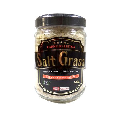Sal Grosso com Especiarias para Carne de Leitoa Salt Grass 600g - VPJ