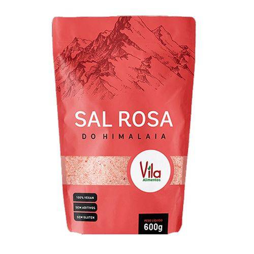 Sal Rosa do Himalaia Fino 600g - Vila Alimentos