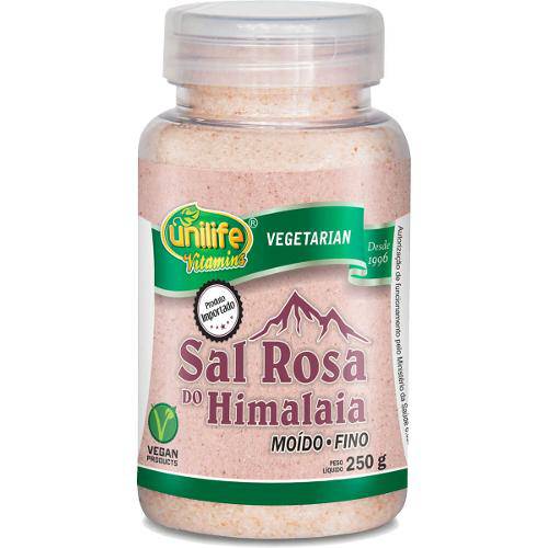 Sal Rosa do Himalaia (Moído / Fino) 250g - Unilife