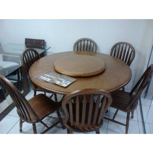 Sala de Jantar Angra 1,60 X 1,60 ( 06 Cadeiras ) - Flávio Móveis Gramado