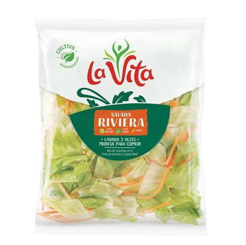 Salada Riviera La Vita Pacote 250g