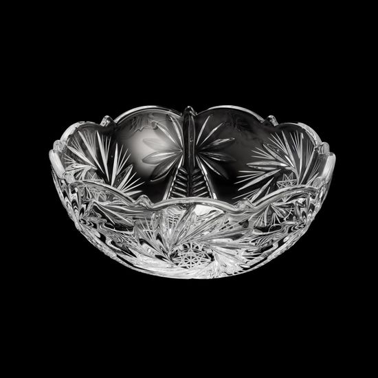 Saladeira de Vidro Sodo-Cálcico com Titanio de Pinwheel Luxo 22cm