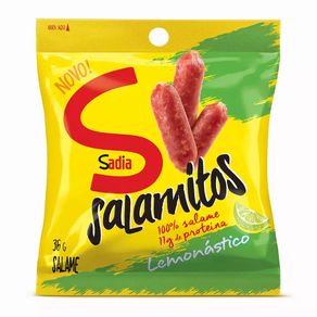 Salamitos Snack Sabor Limão Sadia 36g