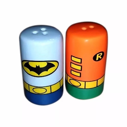 Saleiro e Pimenteiro Cerâmica Dc Batman - Compre na Imagina só