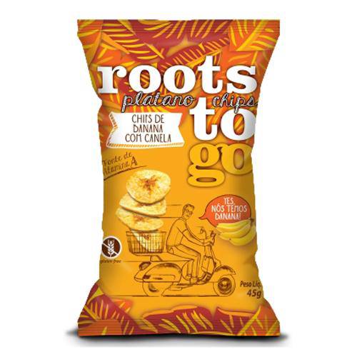Salgadinho Banana Canela 45g - Roots To Go