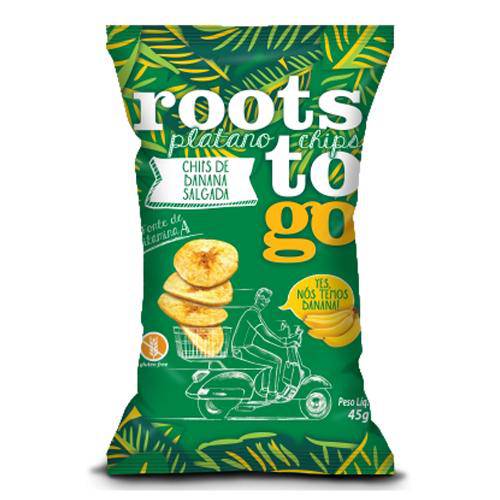 Salgadinho Banana Salgada 45g - Roots To Go
