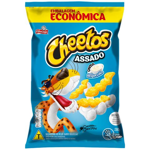 Salgadinho Cheetos Onda Requeijão 280g - Elma Chips