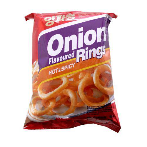 Salgadinho de Cebola Onion Rings Hot And Spicy - Nong Shim 40g