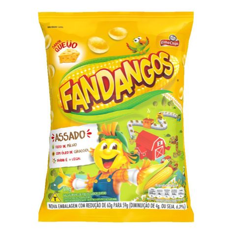Salgadinho Fandangos Queijo 59g - Elma Chips