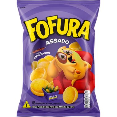 Salgadinho Fofura Churrasco 55g