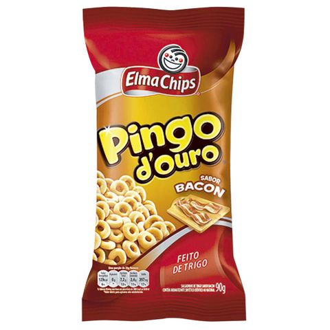 Salgadinho Pingo Douro Bacon 90g - Elma Chips