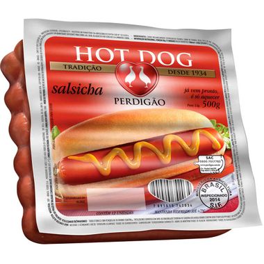 Salsicha Hot Dog Perdigão 500g