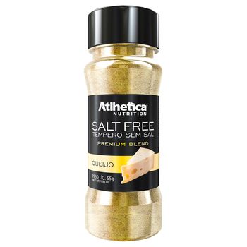 Salt Free (Tempero Sem Sal ) 55g - Atlhetíca Nutrition Salt Free (Tempero Sem Sal ) Queijo 55g - Atlhetíca Nutrition