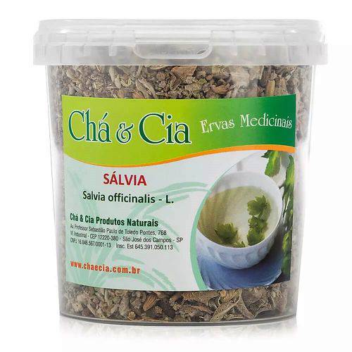Salvia- Salvia Officinalis- Pote 60 Grs - Cha e Cia
