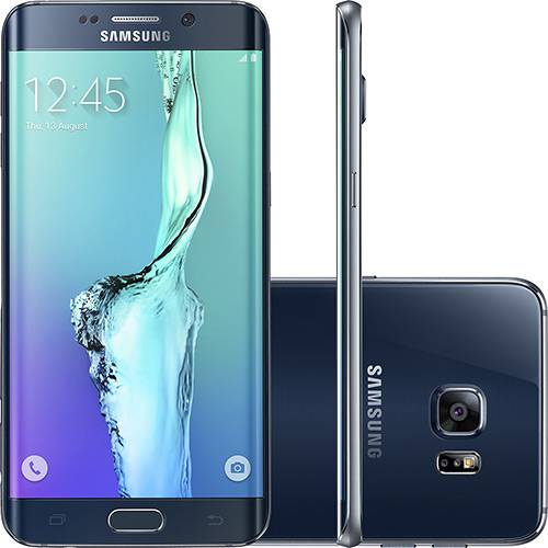 Samsung Galaxy S6 Edge Plus Preto 32GB 3G Android Tela 5.7" Processador Octa Core Câmera 16MP