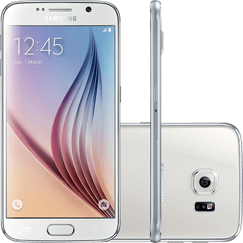 Samsung Galaxy S6 32GB 4G Android 5.0 Tela 5.1" Câmera 16MP - Branco