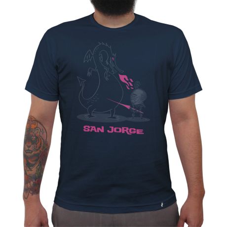 San Jorge - Camiseta Clássica Masculina