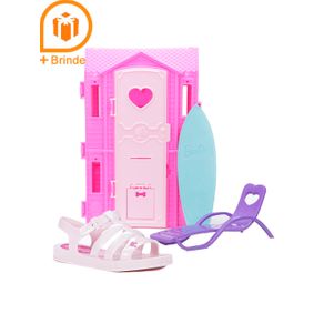 Sandália Barbie Infantil para Menina - Rosa Claro 29