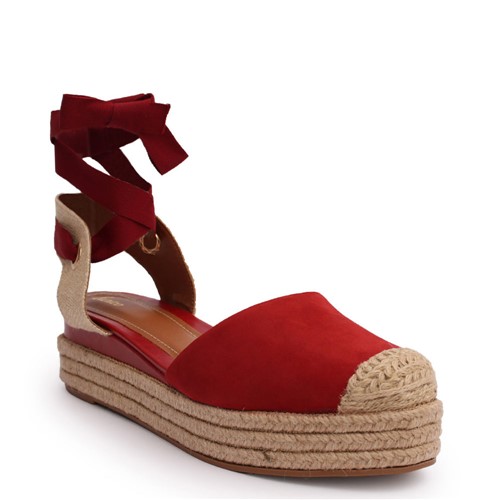 Sandália Flatform Vermelha 41
