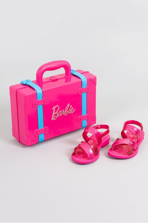 Sandália Infantil Barbie Volta ao Mundo DIVERSOS - PINK 34