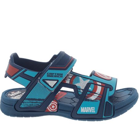 Sandália Marvel Vingadores Capitão América Azul