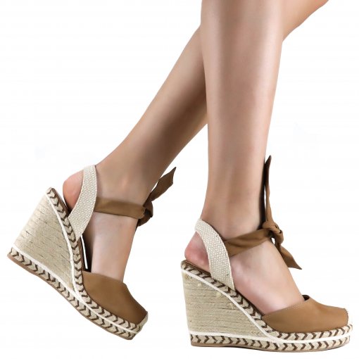 Sandália Zariff Shoes Plataforma Amarração 767030 | Betisa