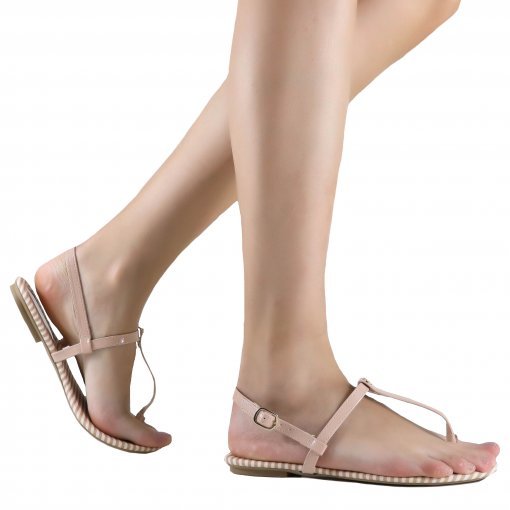 Sandália Zariff Shoes Rasteira Listrada 810712094 | Betisa