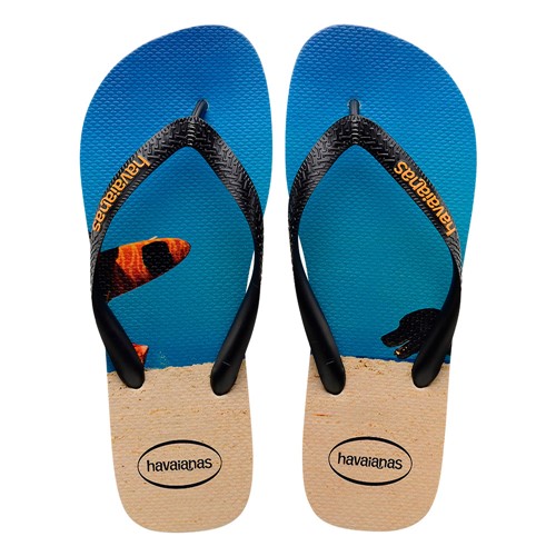 Sandálias Havaianas Hype Azul Tamanho 37/38 com 1 Par