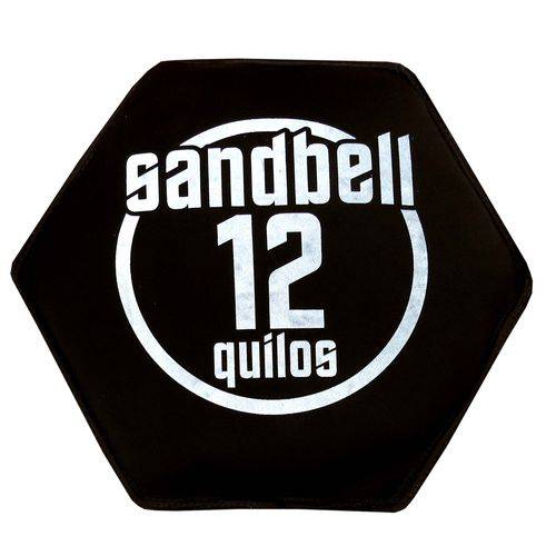 Sandbell 12KG para Treinamento Funcional Neoprene Preto Acte