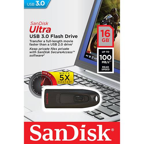 Sandisk Ultra Usb 3.0 - 16gb