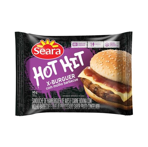 Sanduiche Hot Hit Seara 145g Barbecue