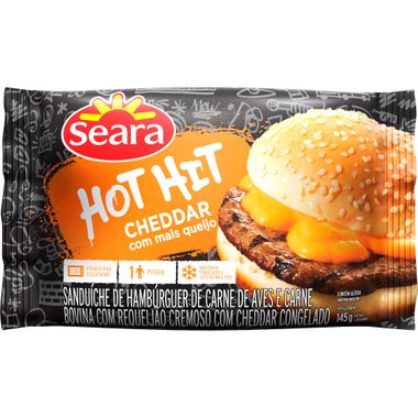 Sanduíche Hot Hit Seara Cheddar 145g