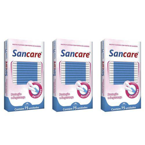 Sanfarma Sancare Hastes Flexíveis C/75 (kit C/03)