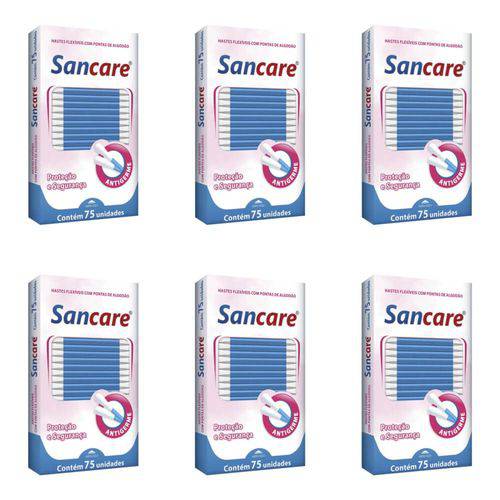Sanfarma Sancare Hastes Flexíveis C/75 (kit C/06)