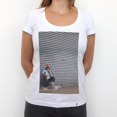Sanfona - Camiseta Clássica Feminina