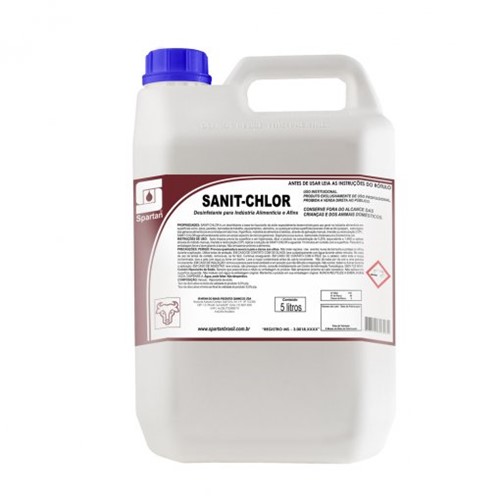 Sanit-Chlor Desinfetante para Indústria Alimentícia Spartan