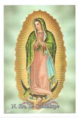 Santinhos de Oração Nossa Senhora de Guadalupe | SJO Artigos Religiosos