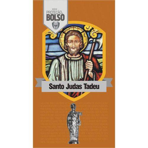 São Judas Tadeu | Cartão + Imagem em Níquel. C/ 30un