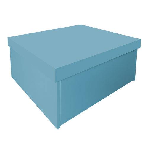 Sapateira Box Baú Caixa Organizadora para Sapatos - Azul Laca
