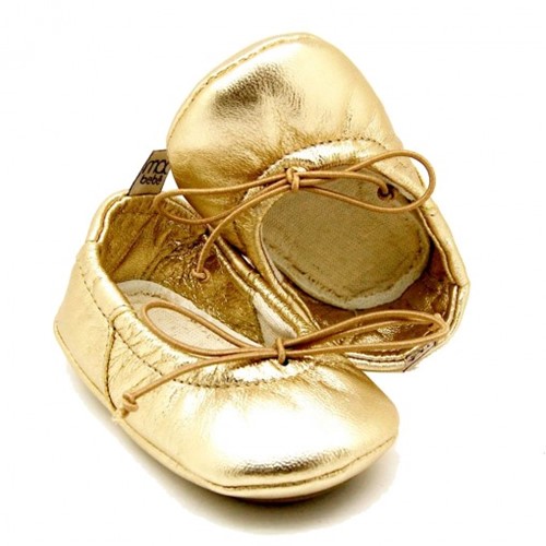 Sapatilha Bailarina para Bebê Vida - Gold