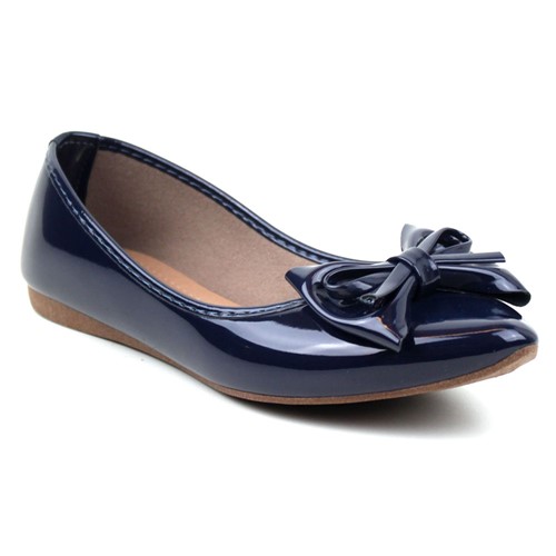 Sapatilha Tag Shoes Verniz Azul 34