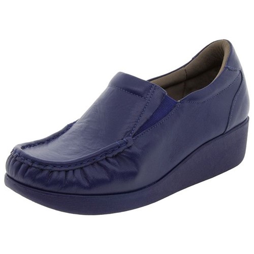 Sapato Feminino Anabela Azul Usaflex - 5743PL