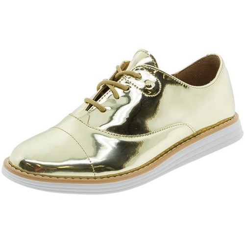 Sapato Feminino Oxford Dourado Vizzano - 1231100