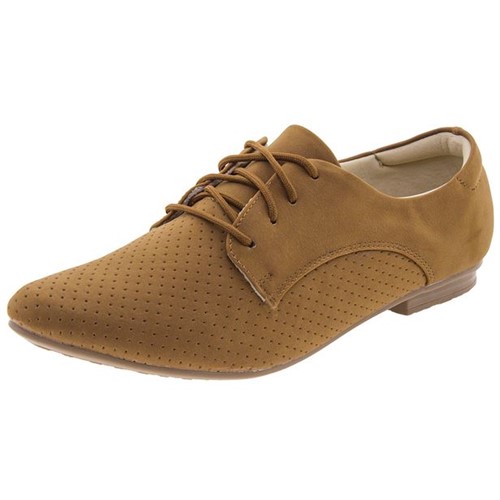 Sapato Feminino Oxford Marrom Facinelli - 50902
