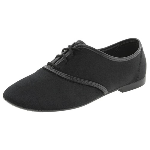 Sapato Feminino Oxford Preto/Veludo Beira Rio - 4150200