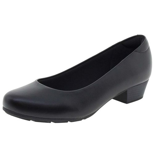 Sapato Feminino Salto Baixo Preto Modare - 7032400