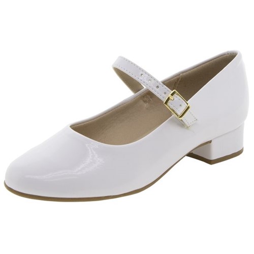 Sapato Infantil Feminino Branco Molekinha - 2504103