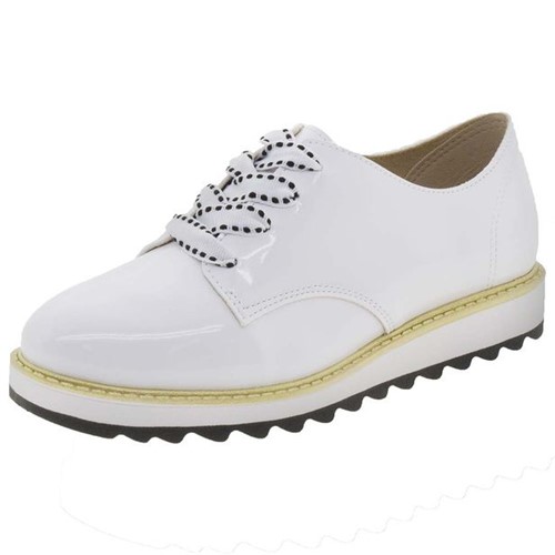 Sapato Infantil Feminino Oxford Branco Molekinha - 2510416