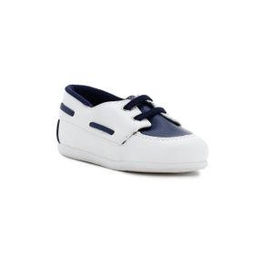Sapato Infantil para Bebê Menino - Banco/azul Marinho Sapato Infantil para Bebê Menino - Branco/azul Marinho 17