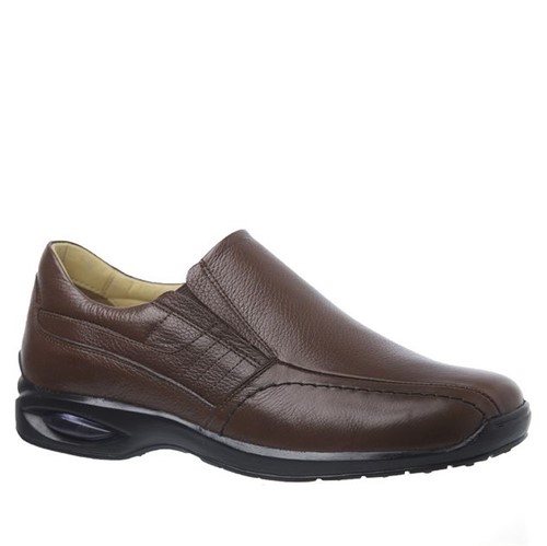 Sapato Masculino 1852 em Couro Floater Tabaco Doctor Shoes